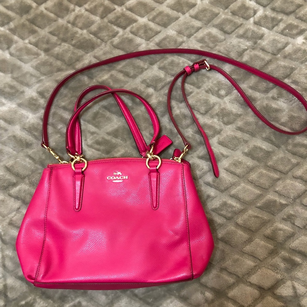 Coach Christine Carryall in Leather